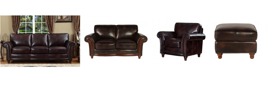 Sofa, Chair Ottoman options