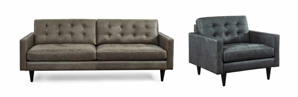 Sofa, Chair Ottoman options