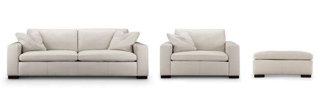 Sofa, Chair Ottoman options