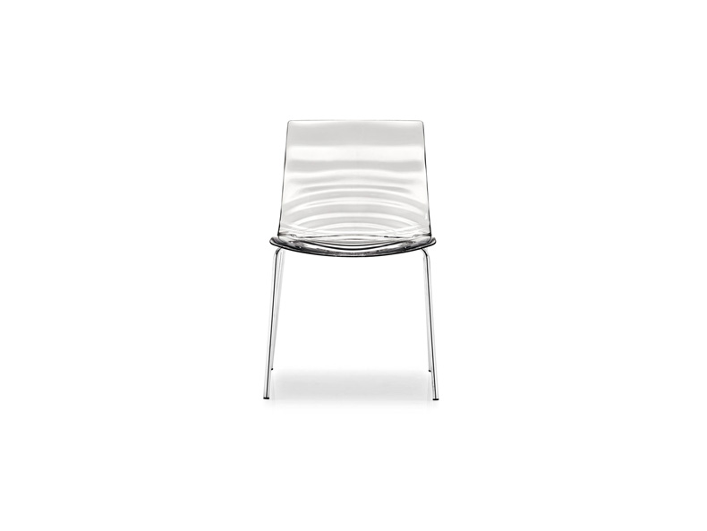 L'eau Metal and plastic chair CS/1273-A Calligaris