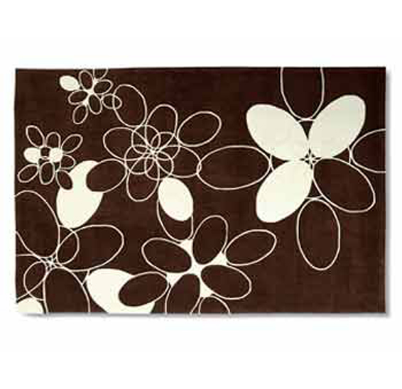 Petals Contemporary design rug 7065-G Calligaris