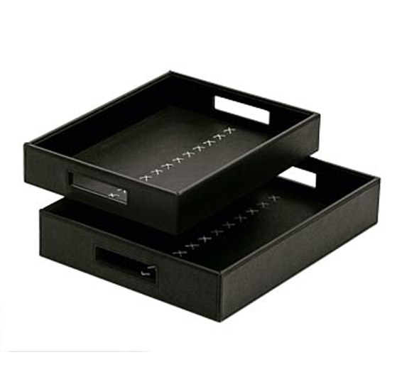 Thomas Leather-look trays 7038 Calligaris