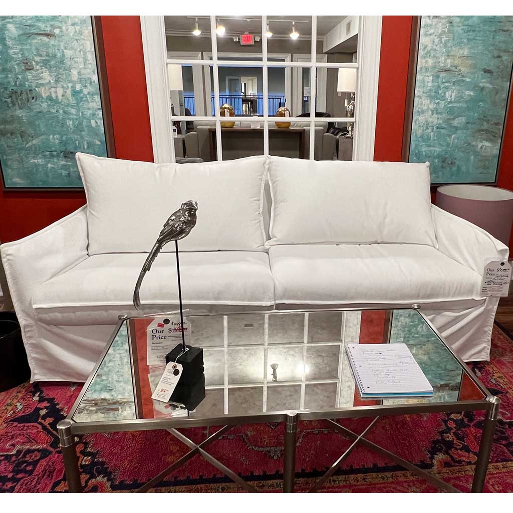 Cream Fabric Slip Cover Sofa  Special
