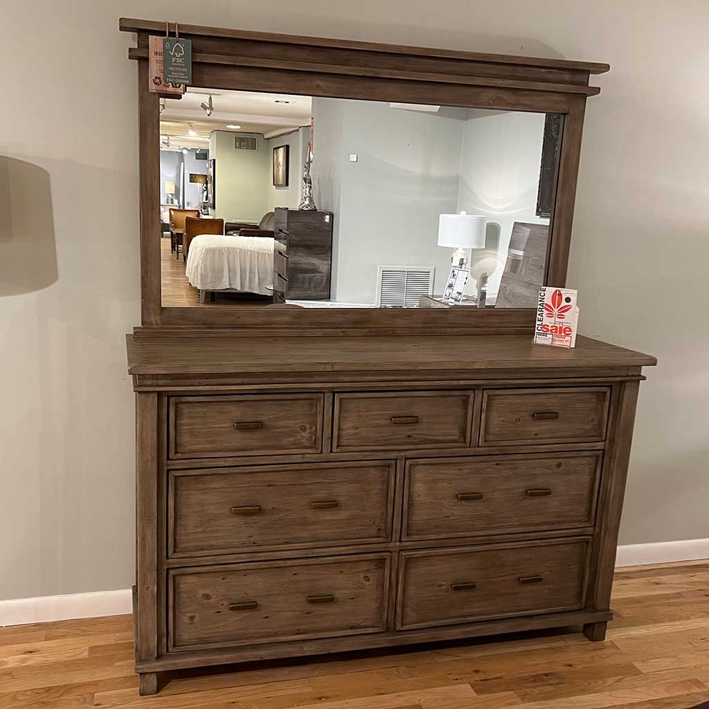 Vintage Driftwood Dresser Plus Mirror  Special