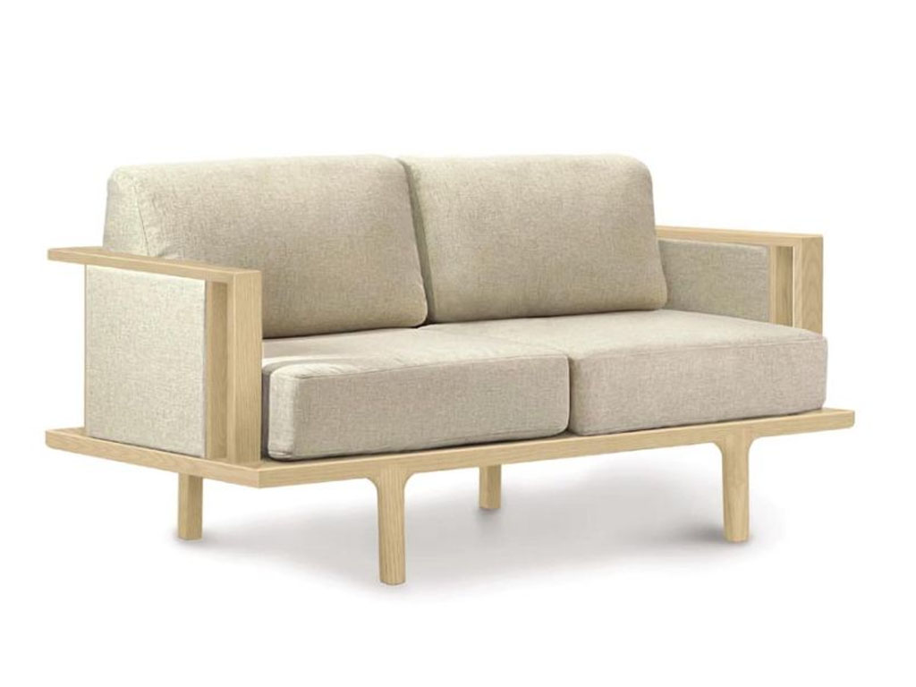 Loveseat with Upholstered Panels light  Copeland