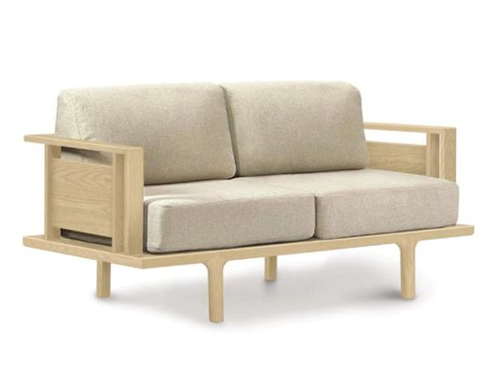 Loveseat with Wood Panels LIGHT  Copeland
