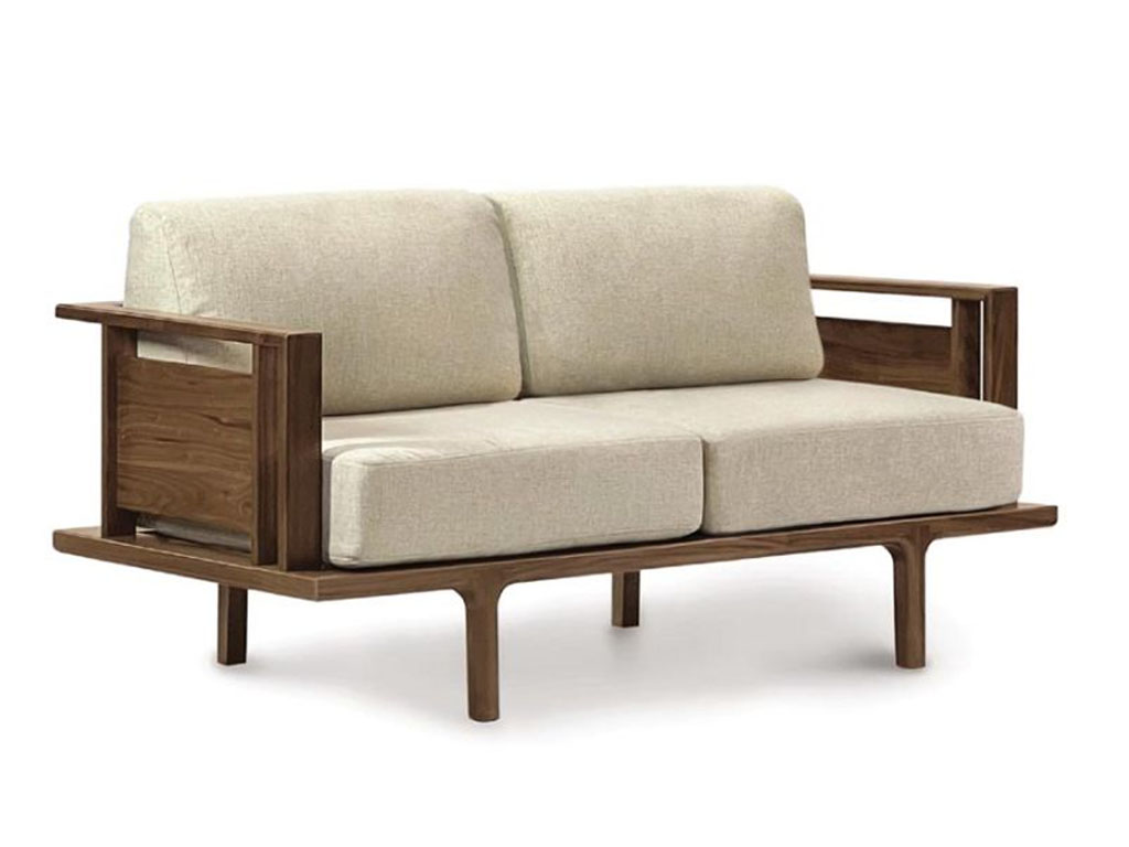Loveseat with Wood Panels  Copeland