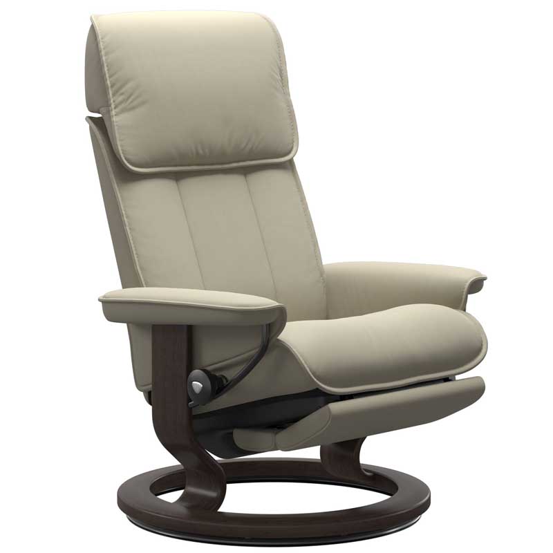 Recliner Classic Chair with Power Leg and Back  Ekornes