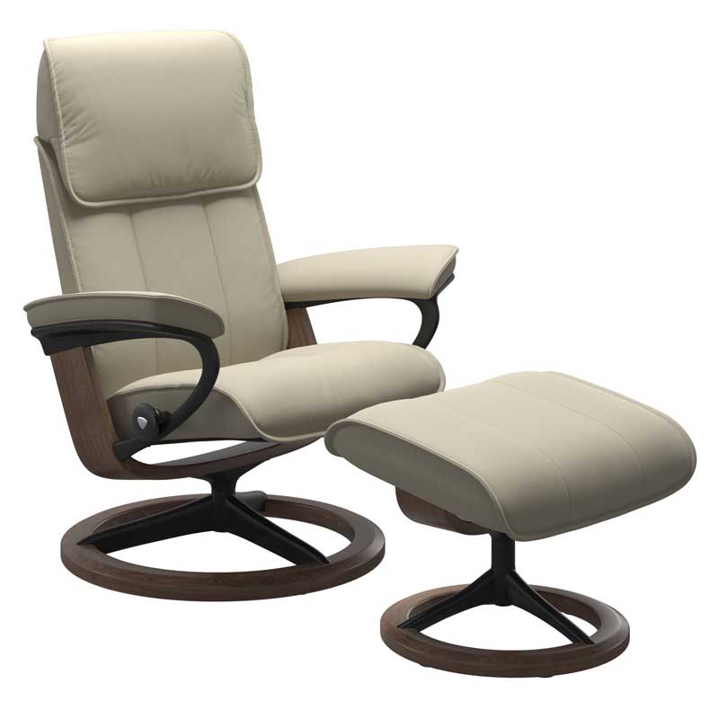 Admiral Recliner Signature and Footstool  Ekornes