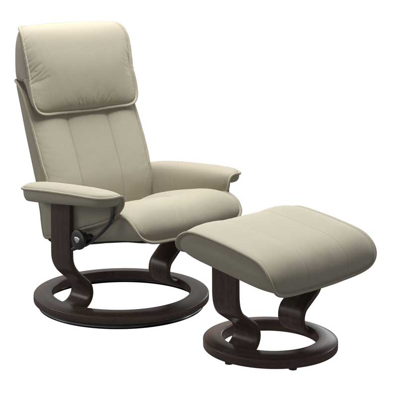 Recliner with Classic Footstool  Ekornes