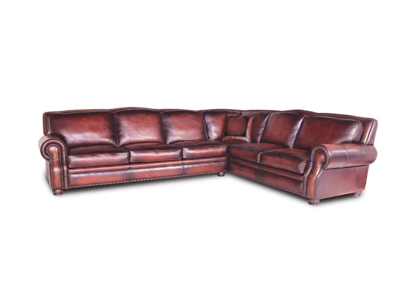 Bethesda Leather Sectional  Eleanor Rigby