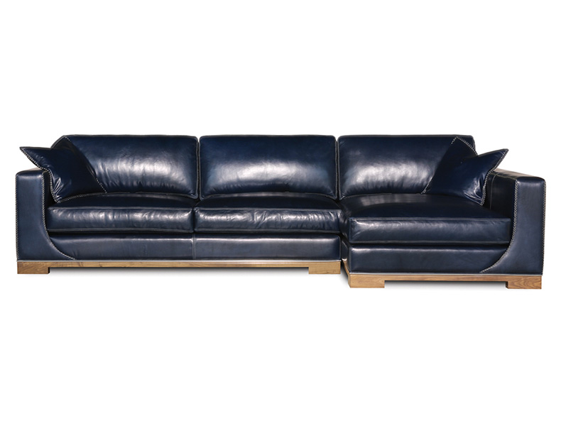 Cassidy Leather Sectional  Eleanor Rigby