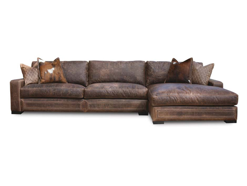 Downtown Leather Sectional  Eleanor Rigby