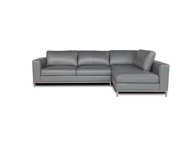 Mayfair Leather Sectional  Eleanor Rigby