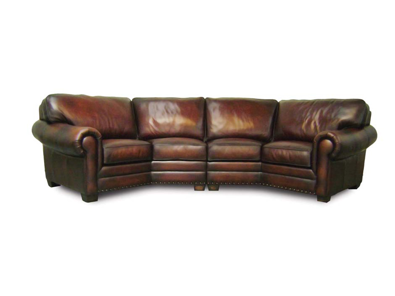 Roberta Leather Sectional  Eleanor Rigby