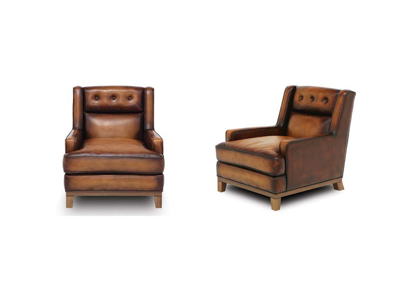 Sevilla Leather Arm Chair  Eleanor Rigby