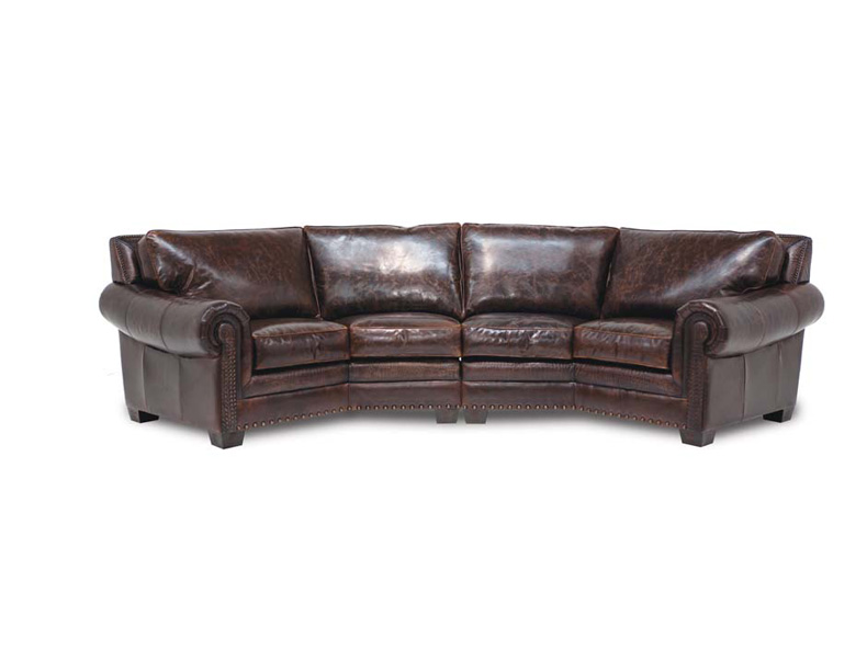 Tulsa Leather Sectional  Eleanor Rigby