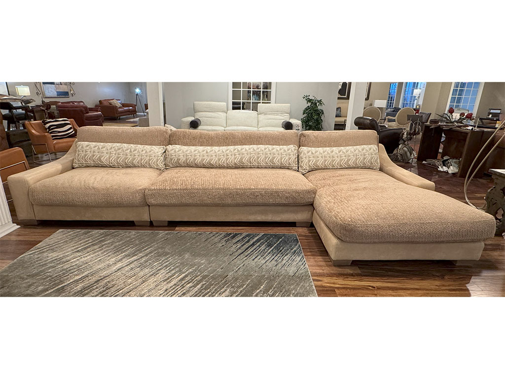 Very Comfortable Family Room Sectional with Chaise  Eleanor Rigby