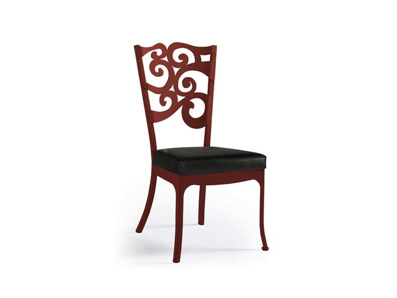 Red Side Chair 6611 Johnston Casuals