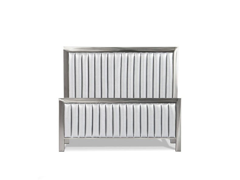 Ellum Channeled Queen Bed Complete ELM-193C Johnston Casuals