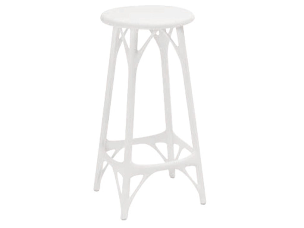 Stool White 5903 Kartell