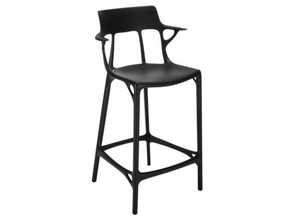 Barstool Black 5889 Kartell