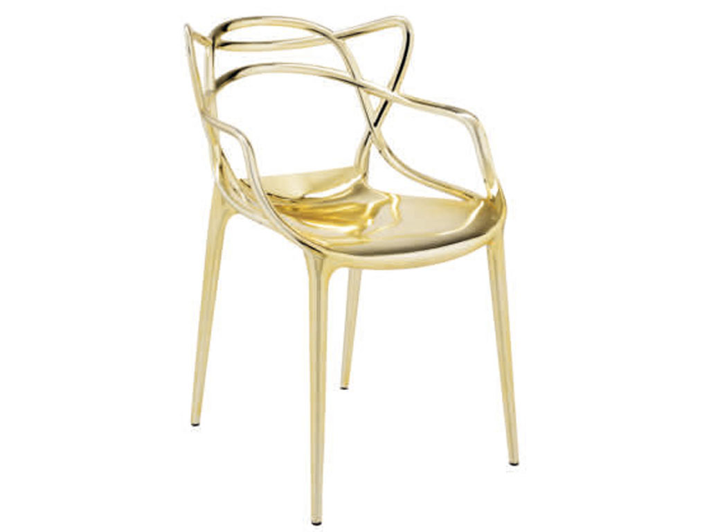 Arm Chair Gold 5865 Kartell