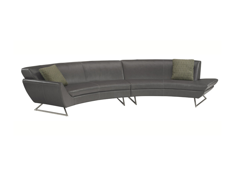 Lugano Sectional Leather Lugano L120442LC, L120439RC Lazar