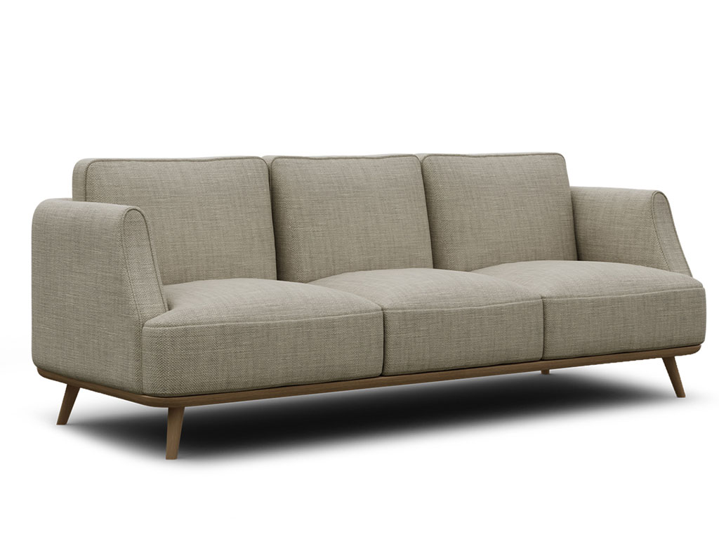 Sofa Three Seater Fabric  Natuzzi
