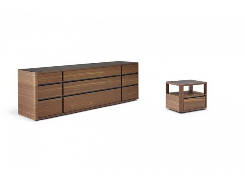 Cartesio Dresser and Nightstand B003 Natuzzi Italia