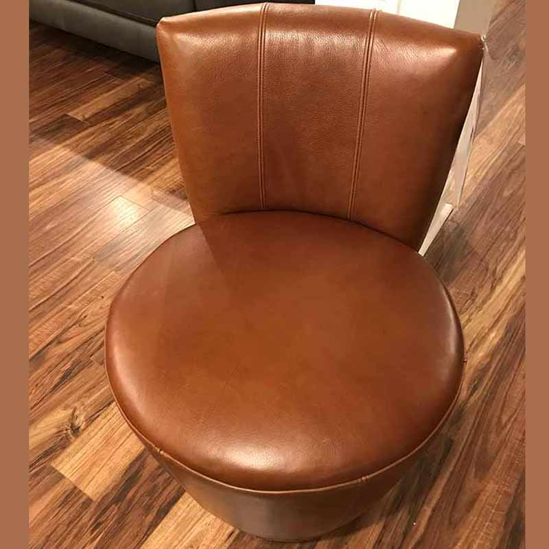 Pico Swivel Leather Chair  Paolini