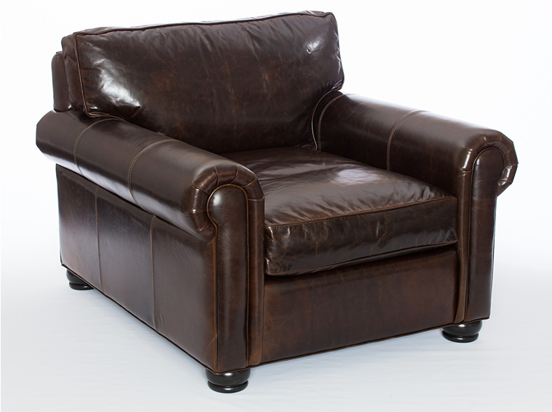 Brown Leather Chair  RF Modern