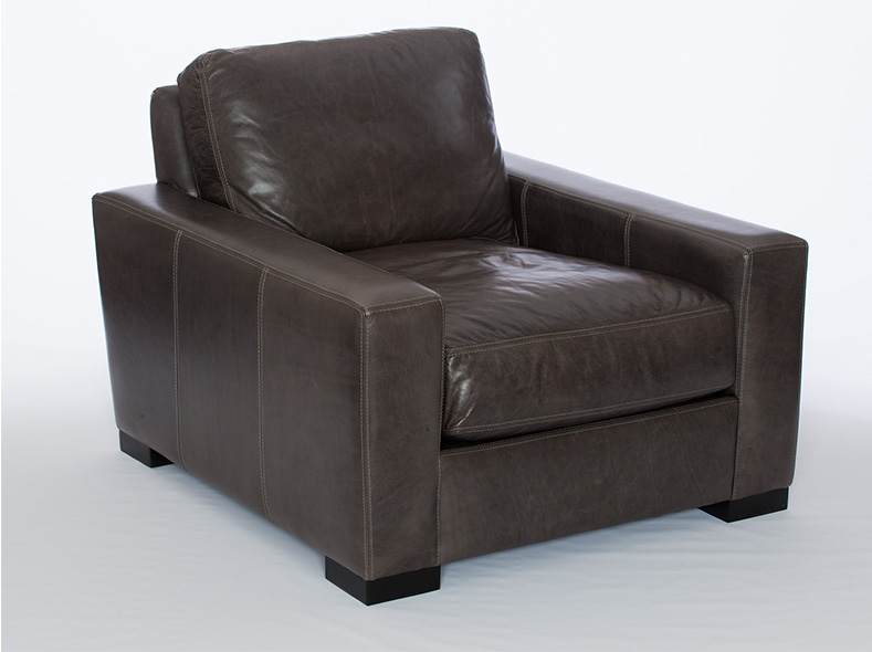 Brown Leather Chair  RF Modern