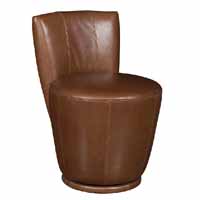 Paolini Leather Swivel Chairs